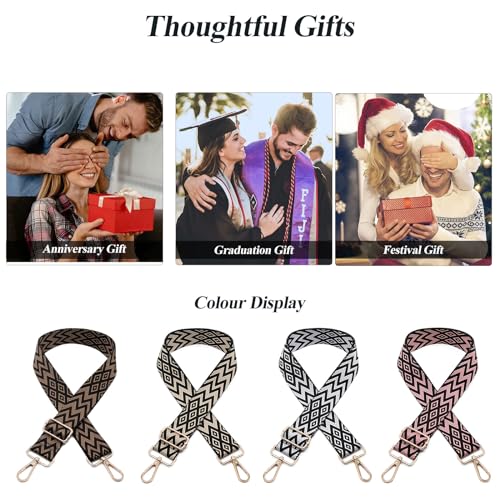Image of Long Keeper Wide Purse Strap - Adjustable Shoulder Strap Crossbody Handbag Replacement Bag Strap Guitar Straps