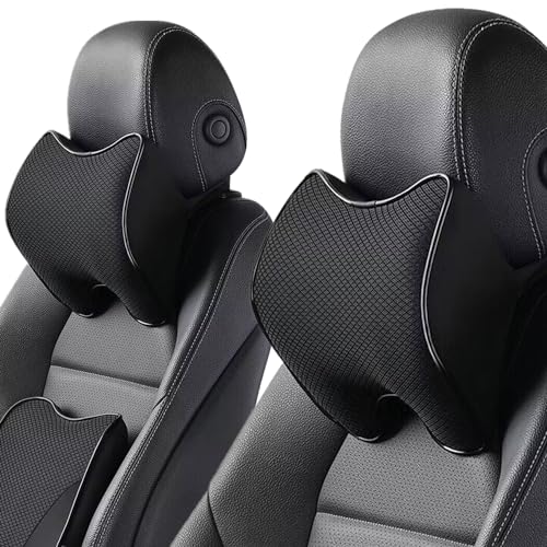 Ovyuzhen Car Neck Support Pillow,Car Neck Pillow for Relieving Neck Fatigue 100% Soft Memory Foam,Ergonomic Design