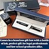 Conklin LEX Fountain Pen in Black – Broad Nib, Luxury Writing Instrument with 18K Rose Gold-Plated Trim – Ideal Gift for Lawyers, Judges & Legal Professionals #4