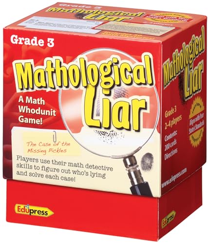 Edupress (EP-3396 Mathological Liar Game, Grade 3