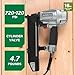 Metabo HPT Wide Crown Stapler, Pro-Preferred Pneumatic Power Nailers, Lathing Tool for Sheathing & Insulation, Quick Response, 16 Gauge, Up to 150 1