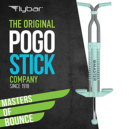 Image of Flybar Master Pogo Stick for Kids Ages 9+, 80-160 lbs - Easy Grip Handles - Active Exercise Toy for Tweens & Teens - Outdoor Toy with Non-Slip Foot Pegs for Boys and Girls - No Assembly Needed