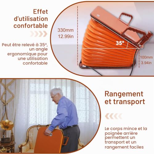 SHAHRYAR Coussin Releveur De Chaise Relevable Ascenseur Électrique,avec Poignées De Transport, avec Accoudoirs De Sécurité, Angle De Levage Jusqu'À 35°,pour Canapé Et Chaise – vue 4