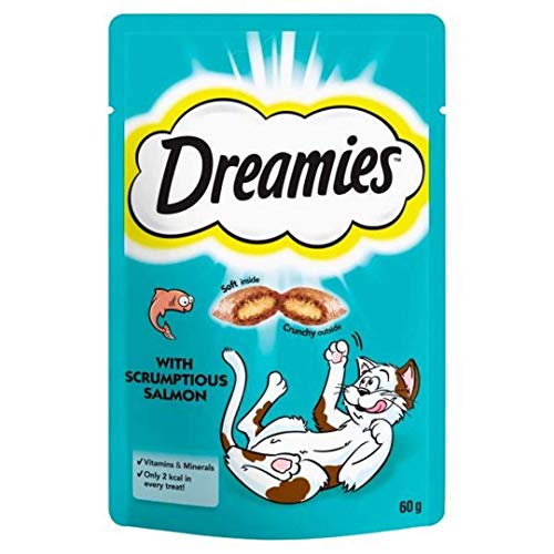 Preisvergleich Produktbild Dreamies Cat Treats 60g (Geschmack: Salmon), einen Artikel
