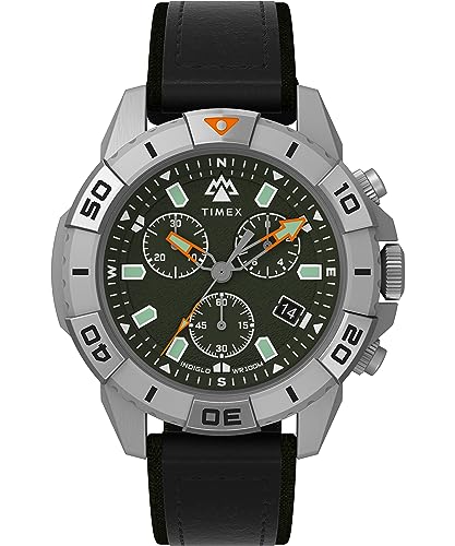 Timex Montre chronographe Expedition North Ridge 42mm pour homme aventurier