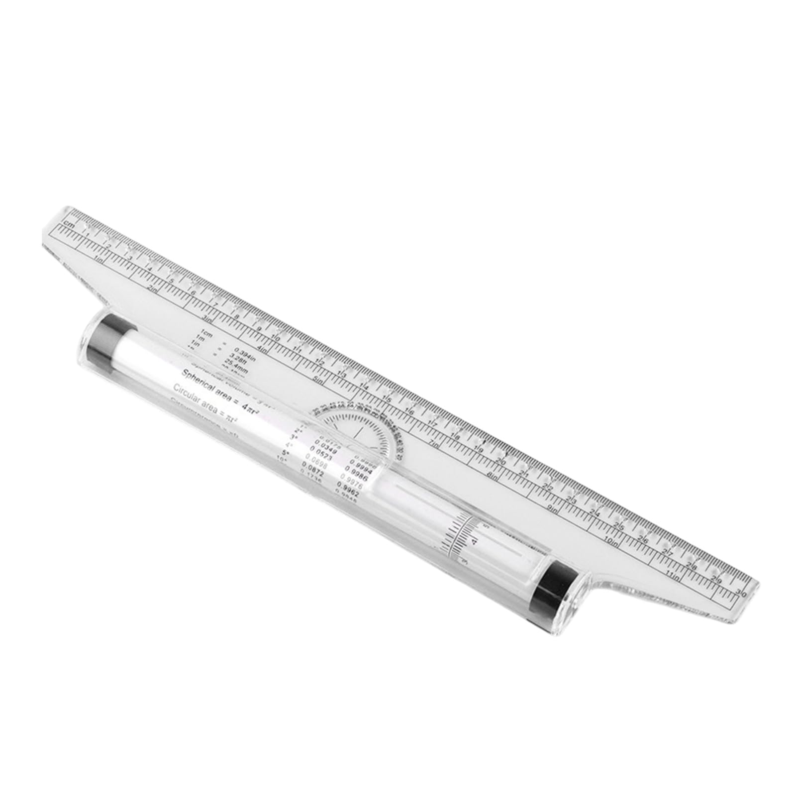 30cm Measuring Rolling Ruler - Multi-Purpose Parallel Rolling Scale Tool for Drawing, Angles & Measurements | Essential for Architects, Engineers, Students & Artists