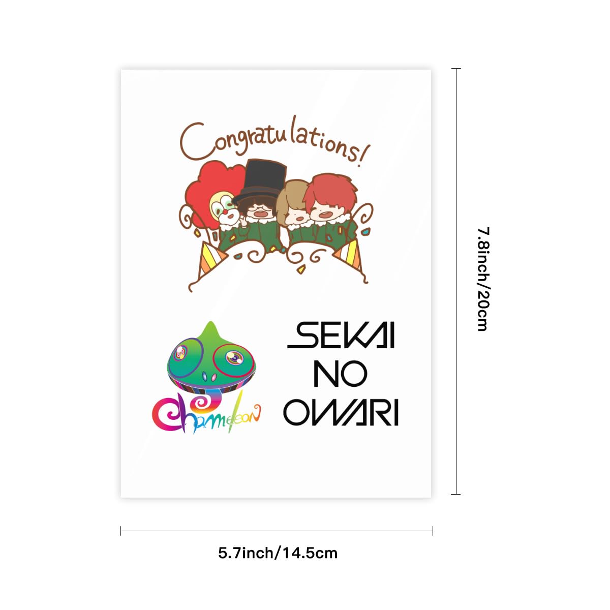 Amazon.co.jp: 世界の終わり Sekai No Owari ステッカー セット 手帳