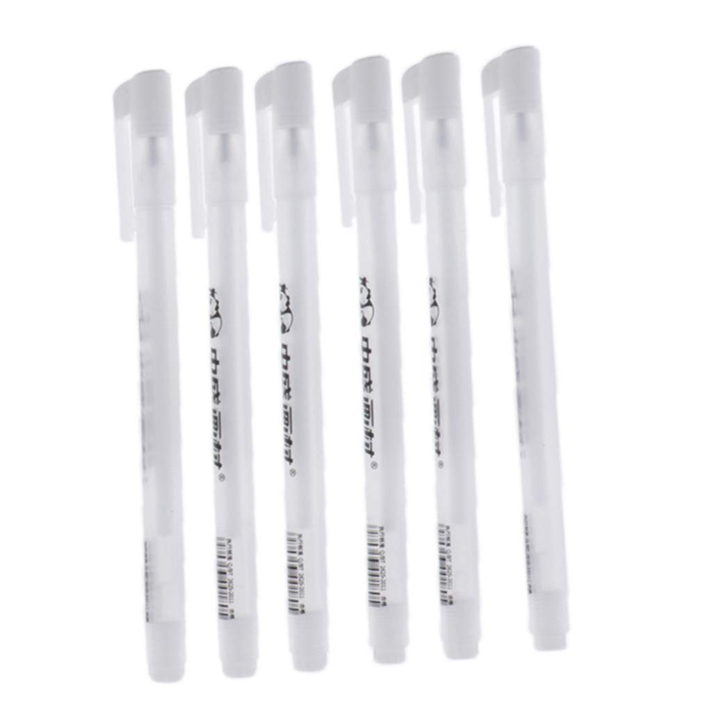 10 Set 6 Stück fluoreszierende Textmarker auf Wasserbasis Farbe Marker Freihand Skizzieren Stift