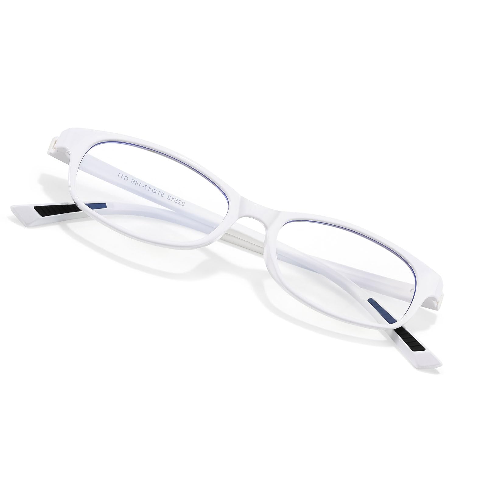 DreamCalf Office-Siren Blue Light Glasses for Women Y2K Fake Glasses