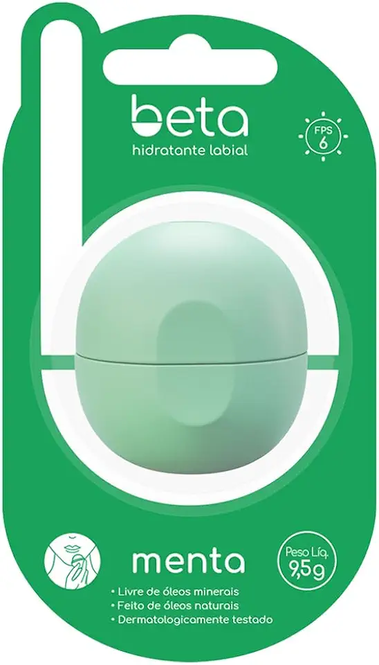 Beta Hidratante Labial - Menta 9,5g
