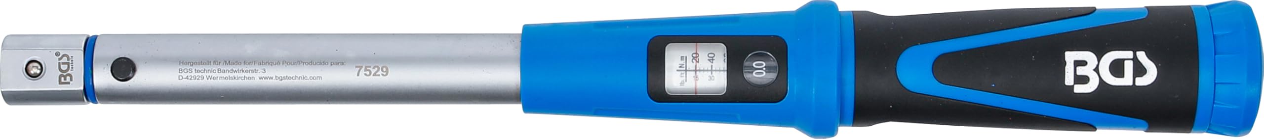 BGS 7529 | Llave dinamométrica | 20-120 Nm | para herramientas de inserción de 9 x 12 mm