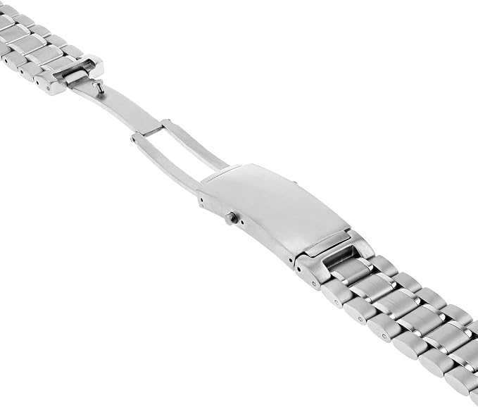 18mm Watch Band Solid Link Bracelet 
