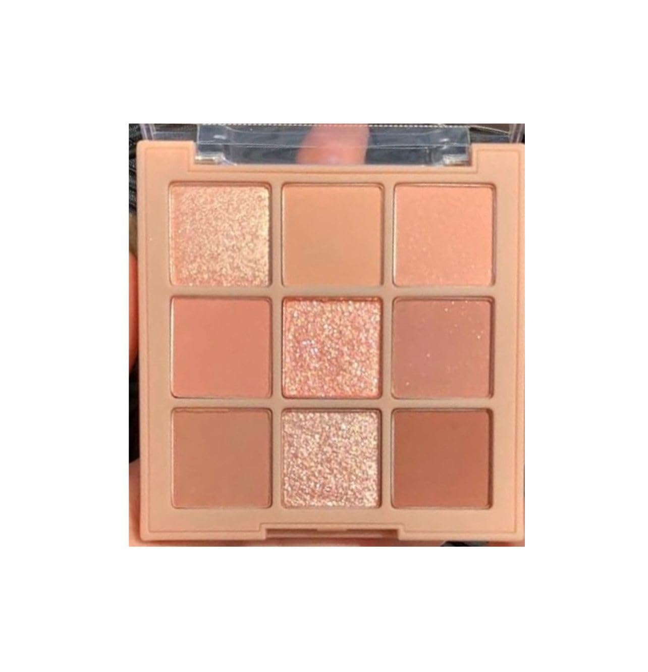 dikalu 9 Colors Korean Makeup Eyeshadow Palette, Matte & Glitter & Shimmer Eyeshadow Long-Wear Colors