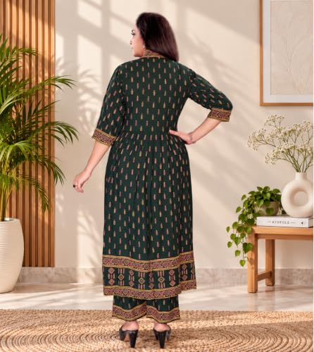 Image of Momenta Women's Pure Cotton Maternity Kurta Set | Feeding Kurti with Concealed Zippers | Maternity Dress for Pre & Post Pregnancy