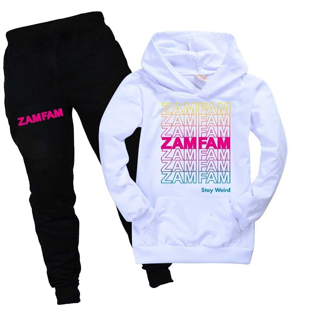 Zamfam Merch Kids Rebecca Zamolo Hoodie And Pants Set Kids