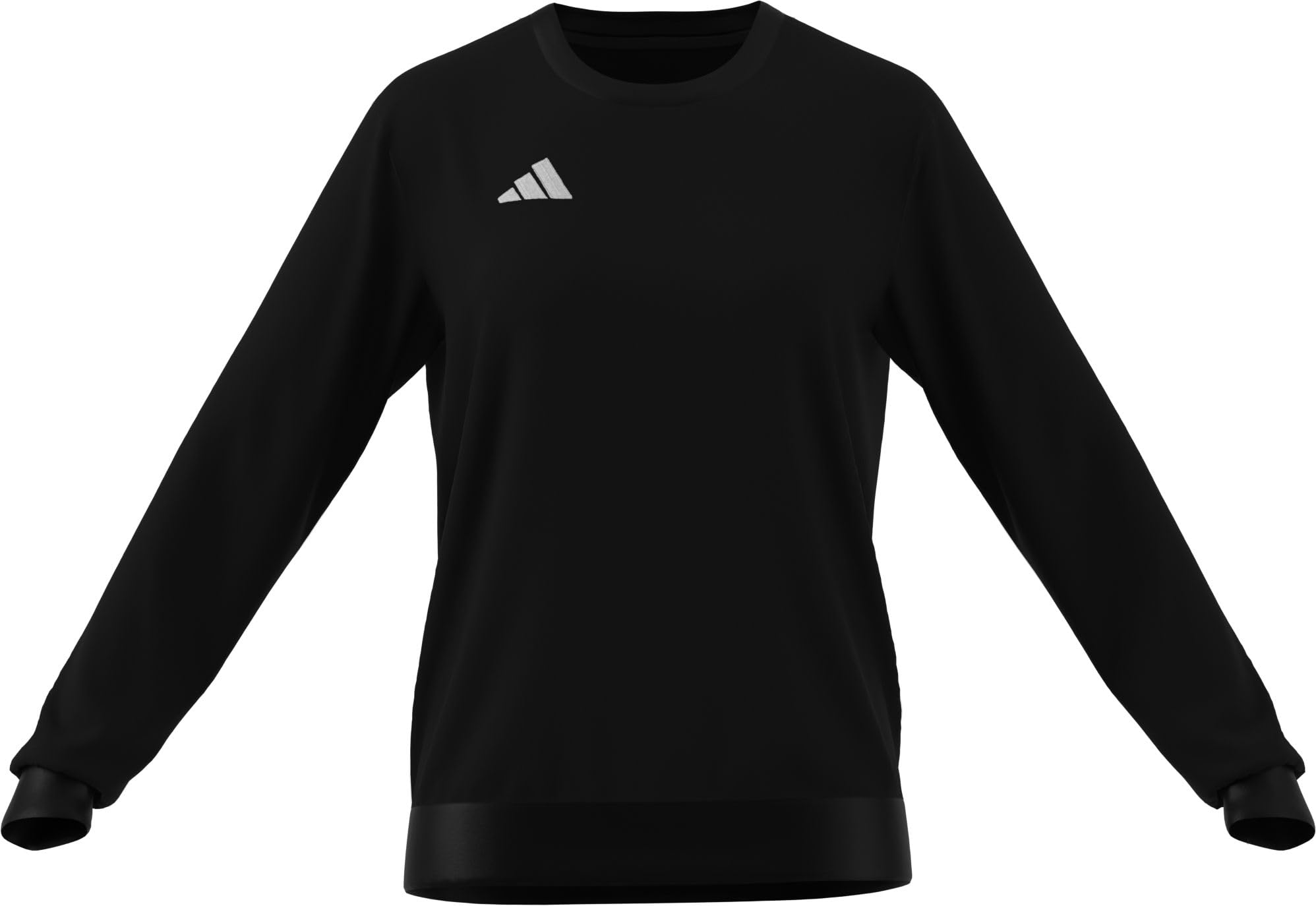 adidas Women's Entrada26 Sweat Top Sweatshirt, black/white, XS