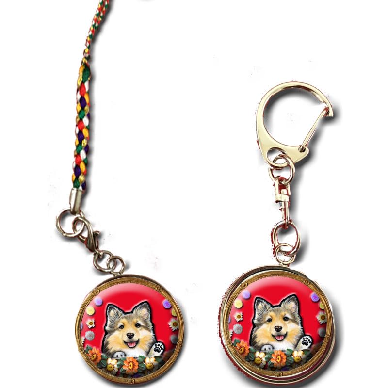 シェルティ　愛犬 ankoわんこチャーム　 バッグリング　犬 Clothing ハンドメイド・手芸 シェルティ 愛犬 ankoわんこ