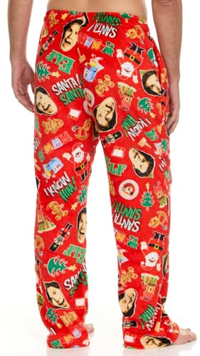 ELF Men's All Over Print Pajama Pant with Adjustable, Elastic Waistband - Plush Fleece Sleepwear4