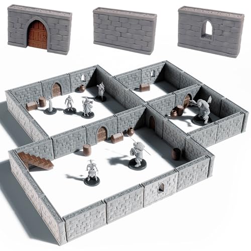 Dungeon Walls Modular DND Terrain Set