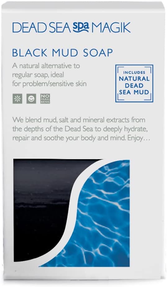 Dead Sea Magik Black Mud Soap