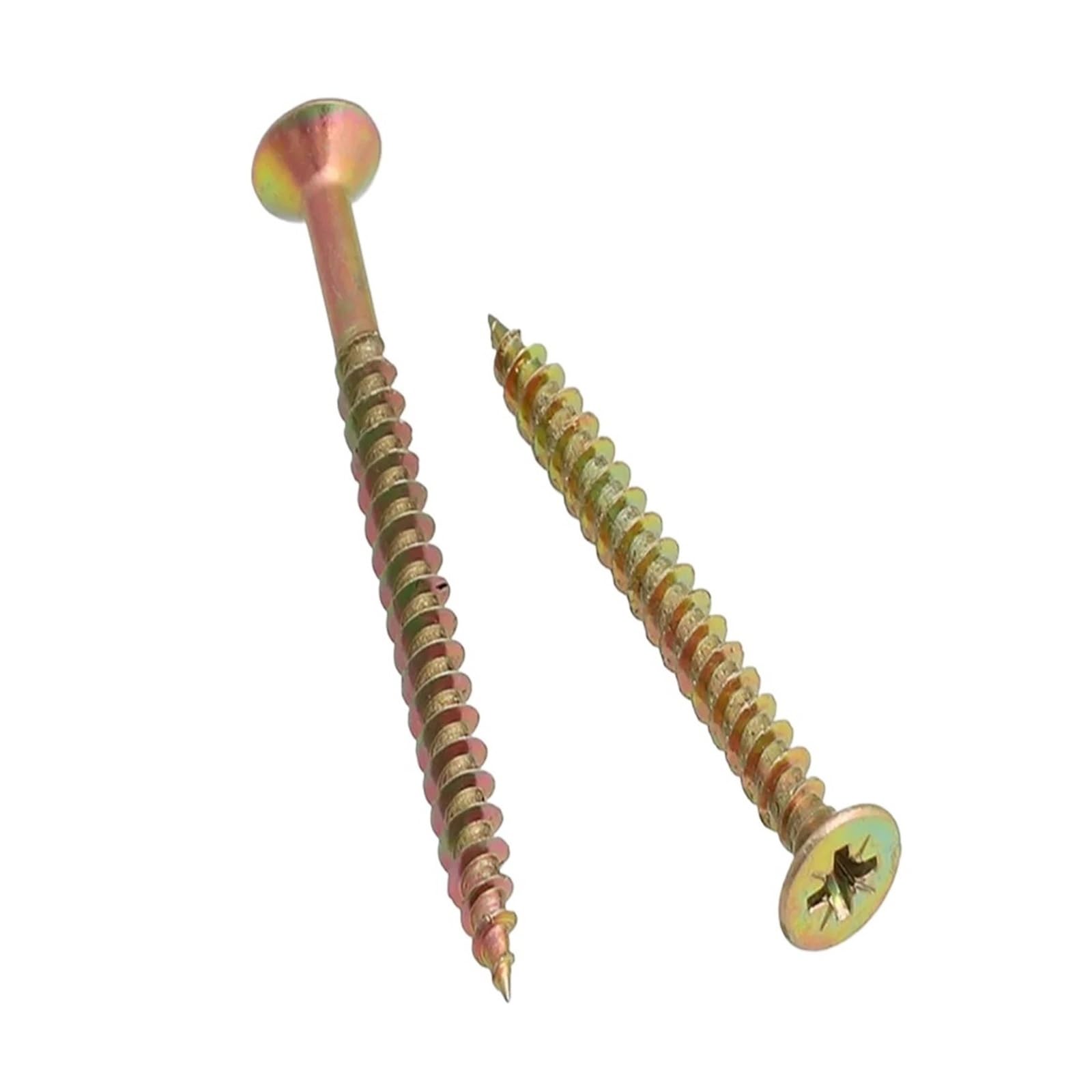 CHATROOM 5–230 Stück M5 Karbonstahl-Kreuzschlitz-Flachkopf-Trockenbauschrauben, Selbstschneidende Holz-Gipskarton-Schrauben (Size : M5-60 (110pcs))