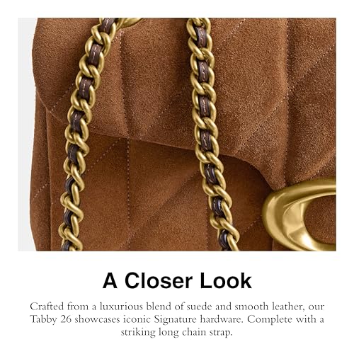 Image of Coach Women's Quilted Tabby Shoulder Bag 26 | Quilted