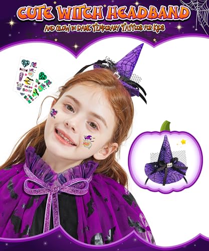 Capa de Bruja Luminoso para Niñas Halloween Talla 3-6 miniatura 3