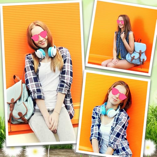 12 Pack Rimless Kids Sunglasses Party Favors - Colorful Glasses for Women, Girls, Boys, Unisex - Birthday, Beach, Pool Party Supplies2