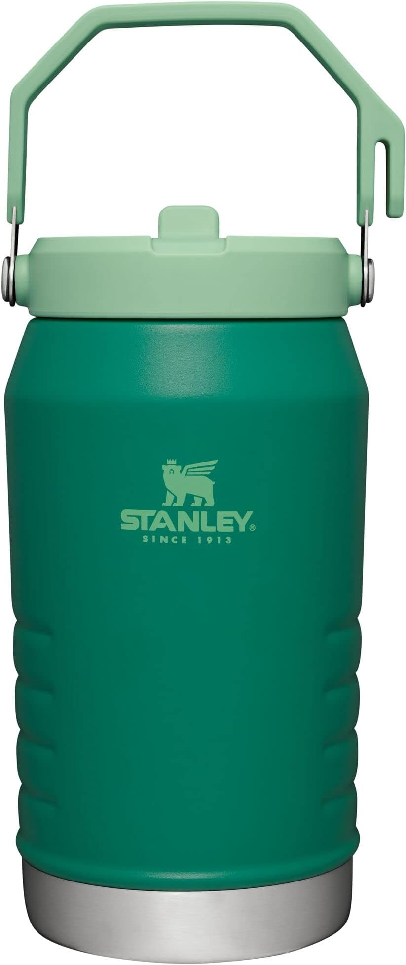 Stanley IceFlow Flip Straw Jug with Handle 64 oz| Twist On Lid and Flip Up Straw | Leak Resistant for Travel and Sports | Insulated Stainless Steel |BPA-Free |Alpine