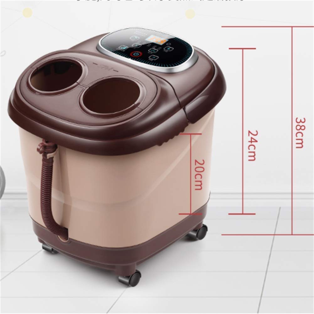 HMTE Masajeador de SPA para pies con Control de Temperatura Ajustable, baño calentado, Rodillos de Masaje