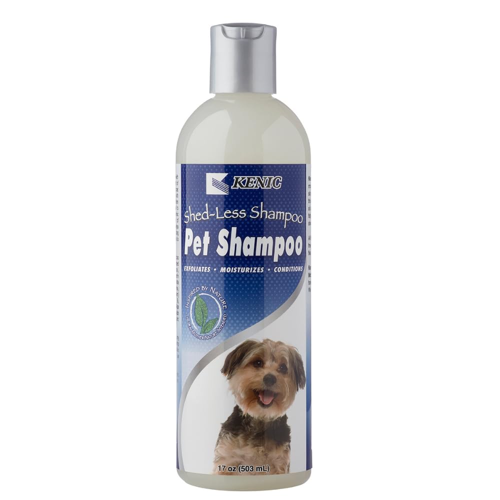 Shed-Less Speciality Conditioning Shampoo for Dogs, Gentle Unscented Formula, Soap Free, Made in USA