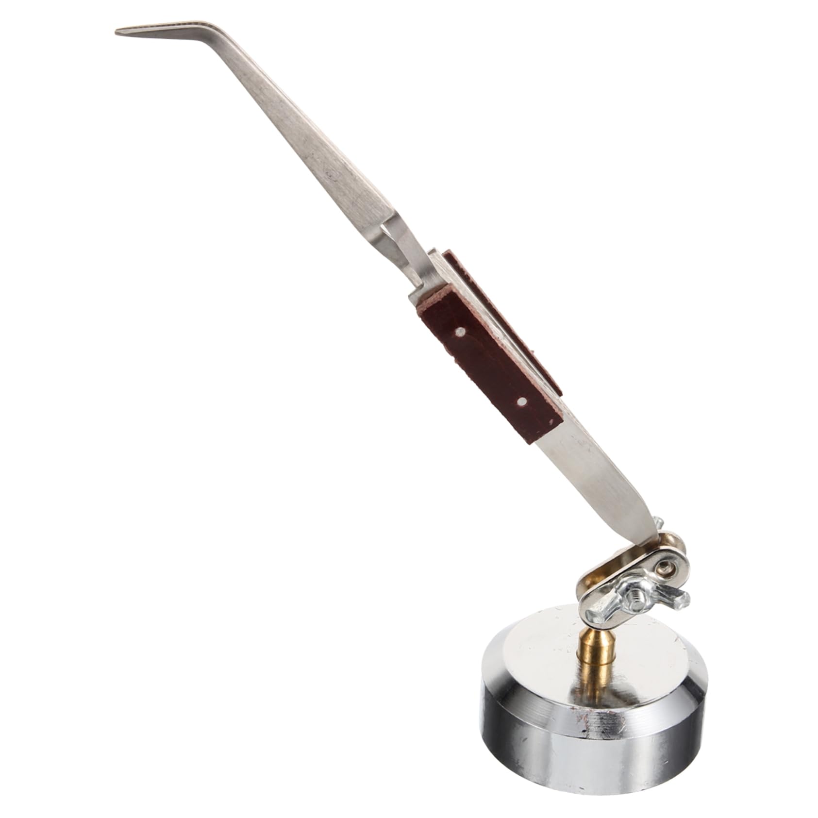 Pinzas De Joyería Antideslizantes Con Soporte Rotativo De Pinzas De Precisión De Inoxidable Para Manualidades y Fabricación De Joyería