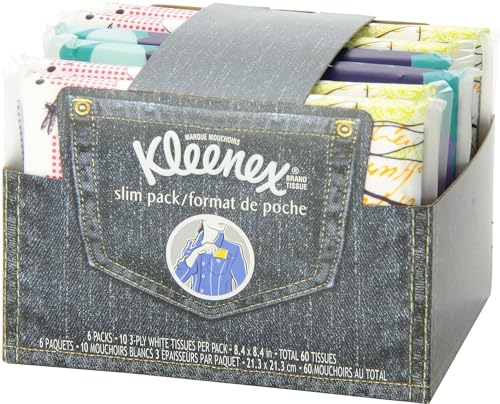 Image of 3 Pk Slim Pack Wallet Size (2 Pack) = 60 Tissues - Most Elegant Look of Any Portable Tissue Anywhere