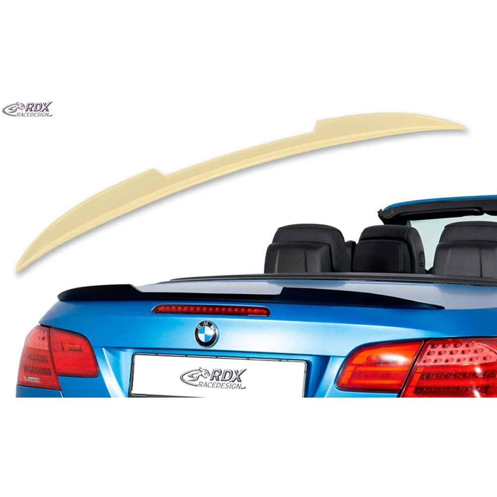 RDX Racedesign Heckspoilerlippe kompatibel mit BMW 3er E93 Cabrio (PU)