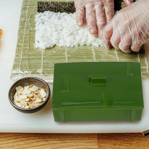Plato para servir sushi plástico estilo japonés miniatura 6