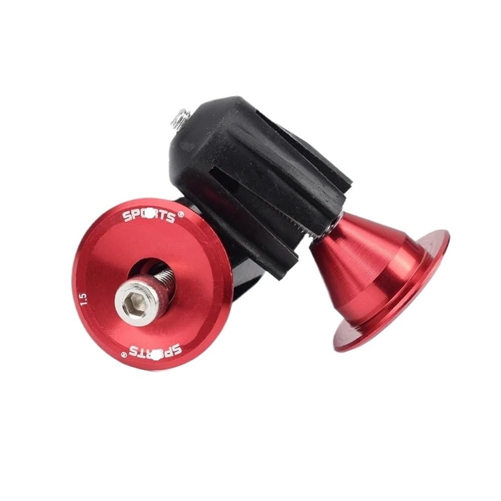 Paire De Bouchons D'extrémité De Guidon VORCOOL En Alliage, Pour VTT Et Vélo De Route, Verrouillage, Rouge, 3x2,5 Cm