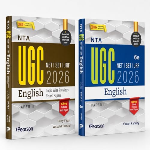 Pearson NTA UGC NET English Paper 2 2026 6th Edition | For NET/SE...