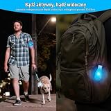 Ainiv Lampka nocna z klipsem na latarkę, ładowalna LED mocna magnetyczna lampka z klipsem, 3 tryby oświetlenia silikonowa lampka z klipsem bez użycia rąk dla pielęgniarek nocnej zmiany nocnego