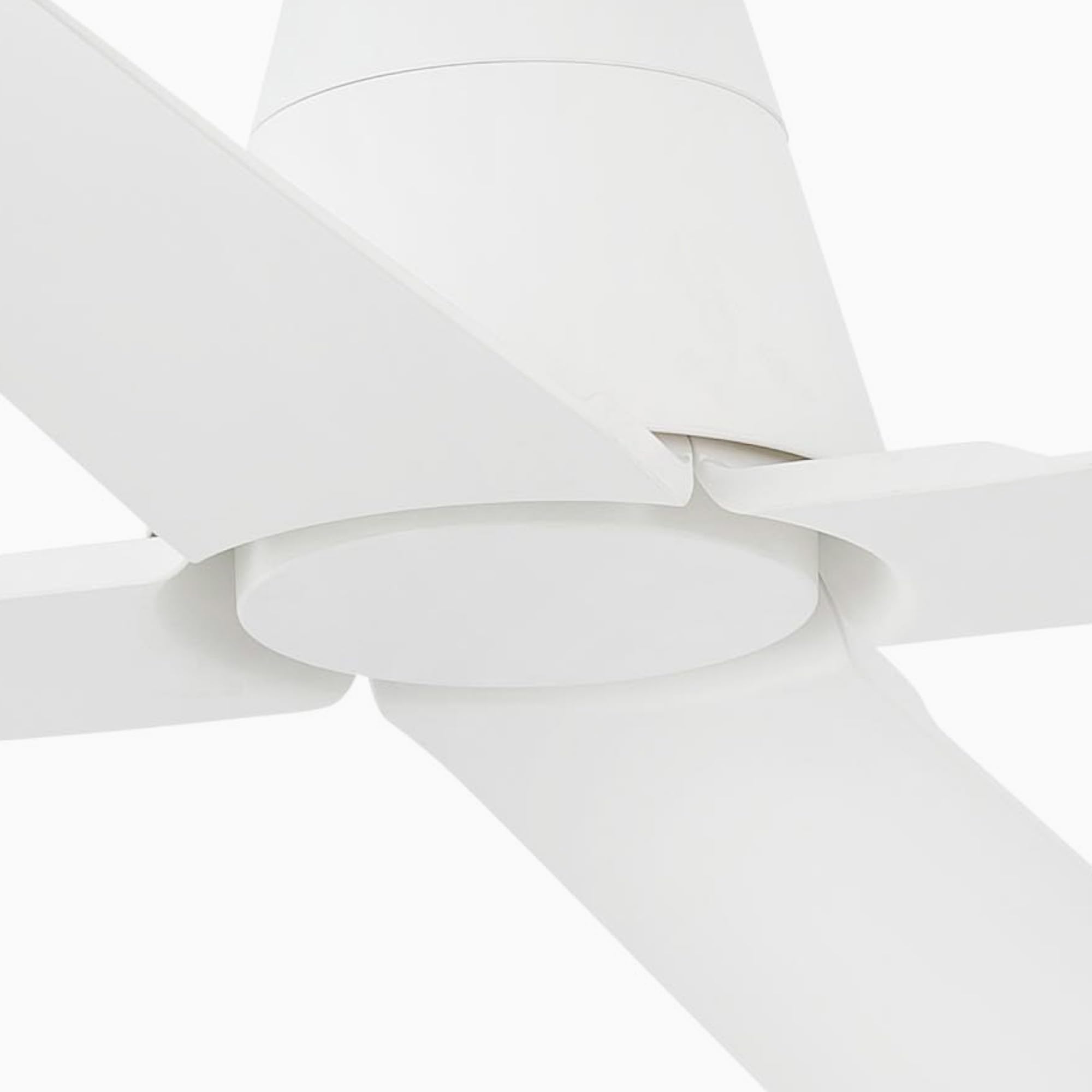 FARO BARCELONA 33480 - TYPHOON Ventilador de techo blanco con motor DC ø130 Blanco 4 Palas ip44