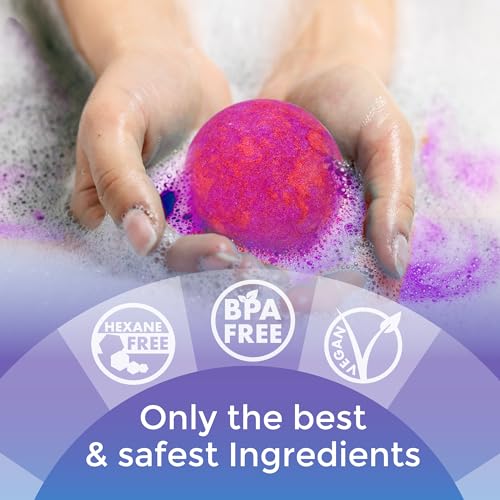 WhiteBird Bath Bombs for Kids Bath Bombs with Surprise Inside Set of 6 Bath fizzers Surprise Bath Bombs for Kids - Image 7
