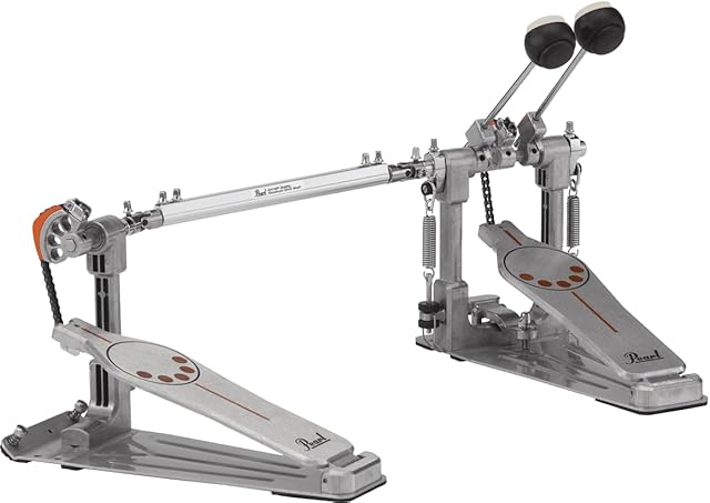 PEARL  P-932  podwójna stopa do bębna basowego z wymienną krzywką, chrom