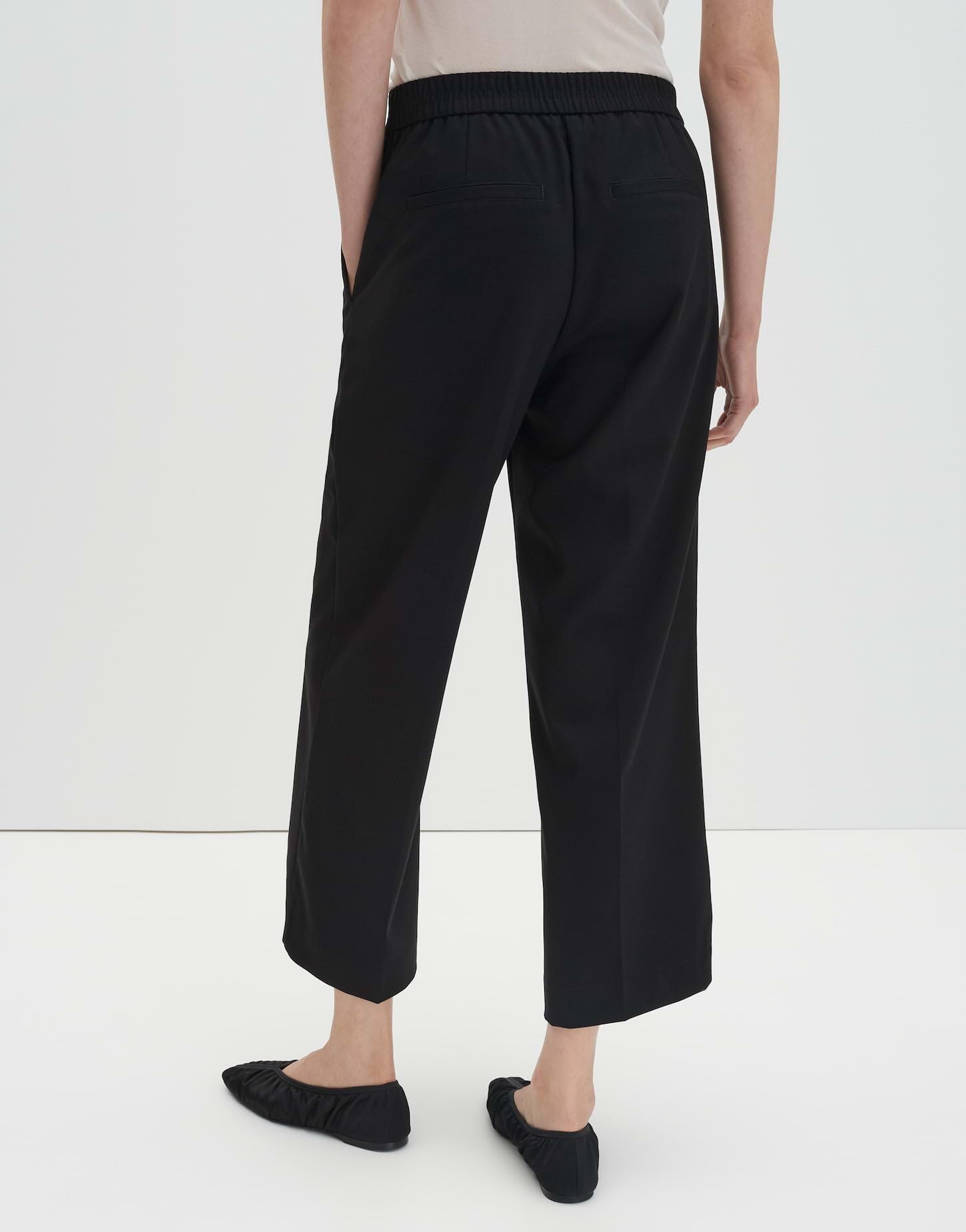 someday Damen Jogpants | Charlie Cropped Wide Leg Pants mit Viskosemix