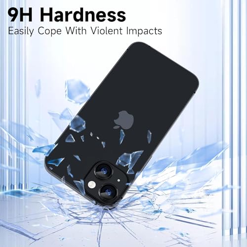 CELLMASTER iPhone 15 Camera Lens Protector Compatible for 15/15 Plus iPhone Accessories Black 2