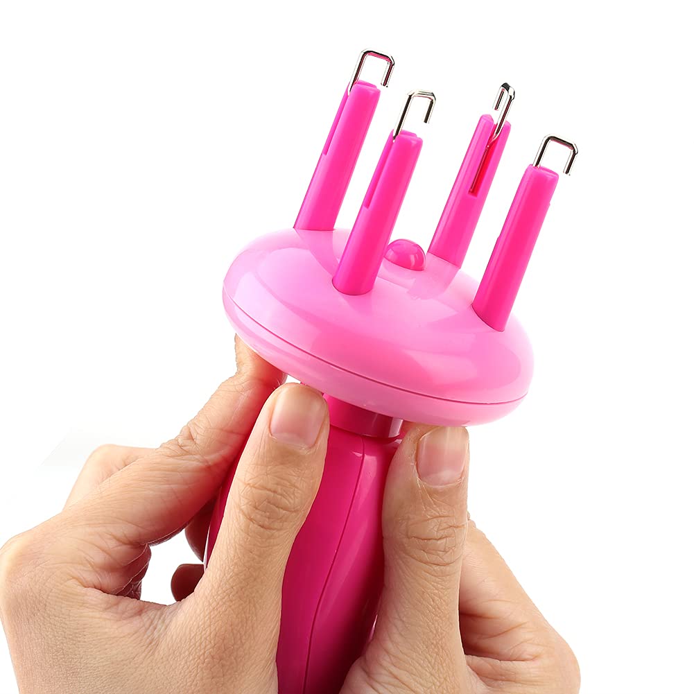 Strumento per Intrecciare i Capelli Automatico, Dispositivo per Treccia per Capelli Automatico per Treccia Elettrica X Press Braid Strumento per lo Styling dei Capelli a Maglia