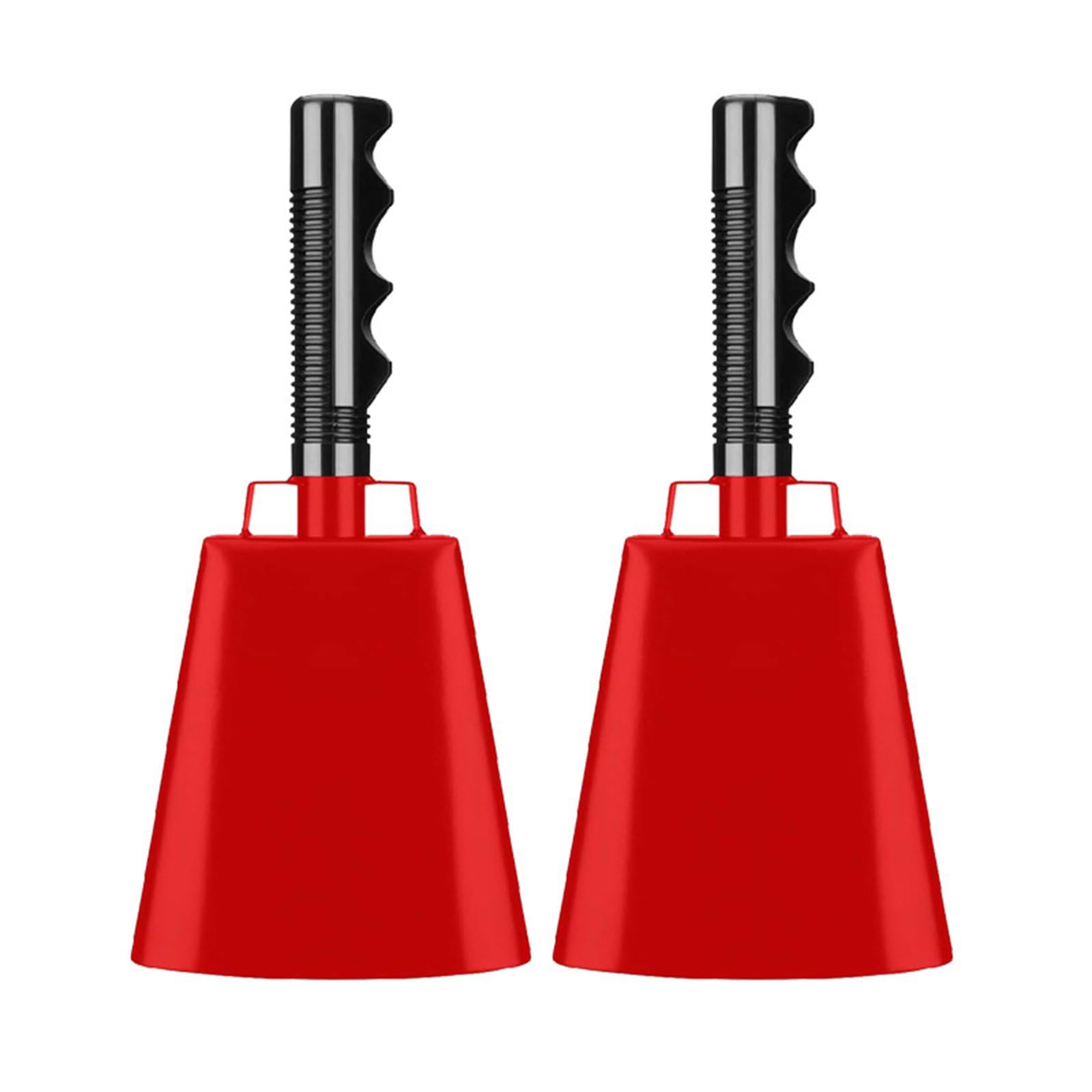 MIDOKSTUA Sturdy 10Inch Cheer Bells with Ergonomic Grip Celebration Bells Ideal for Crowd Entertainment and Special Event Event Noise Maker