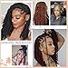 Brinbea 18'' 13x8'' HD Lace Short Braided Wigs for Women Knotless Boho Braided Wigs with Baby Hair Premium Synthetic Box Braid Wig Brown