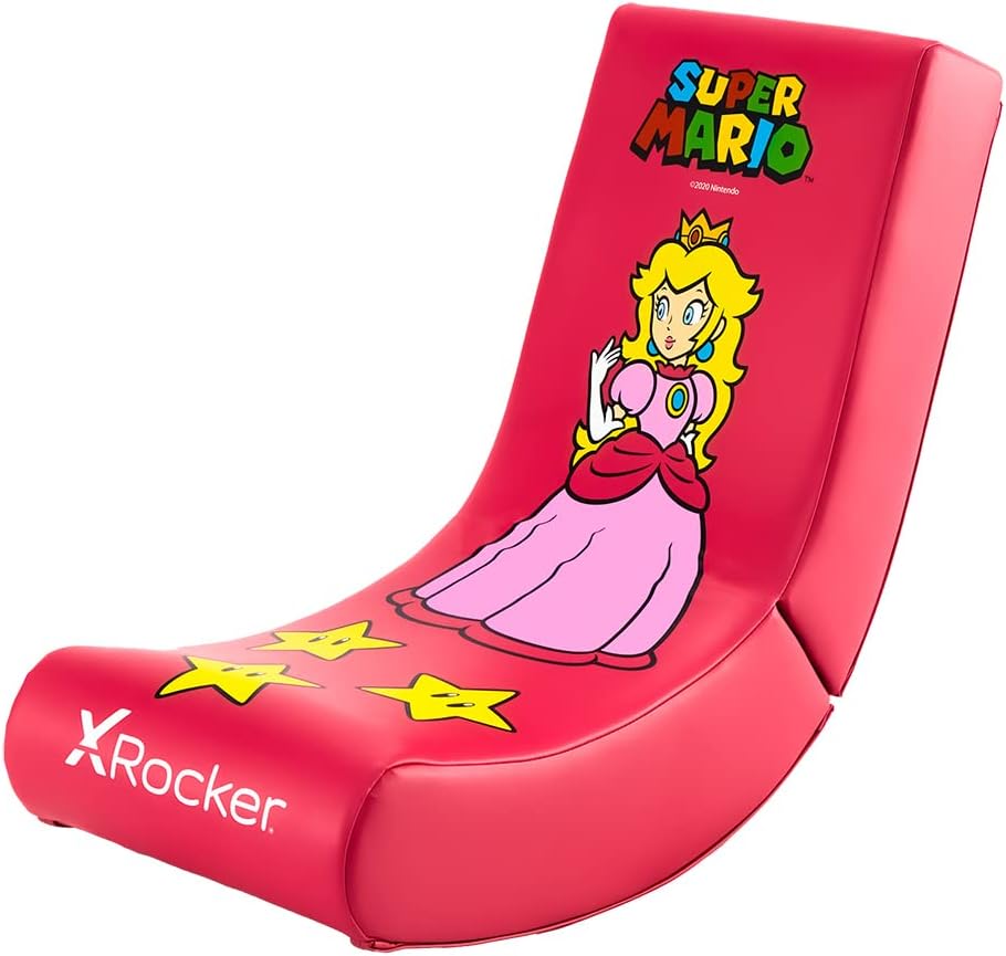 Xrocker Nintendo Allstar Peach Video Rocker Gaming Chair