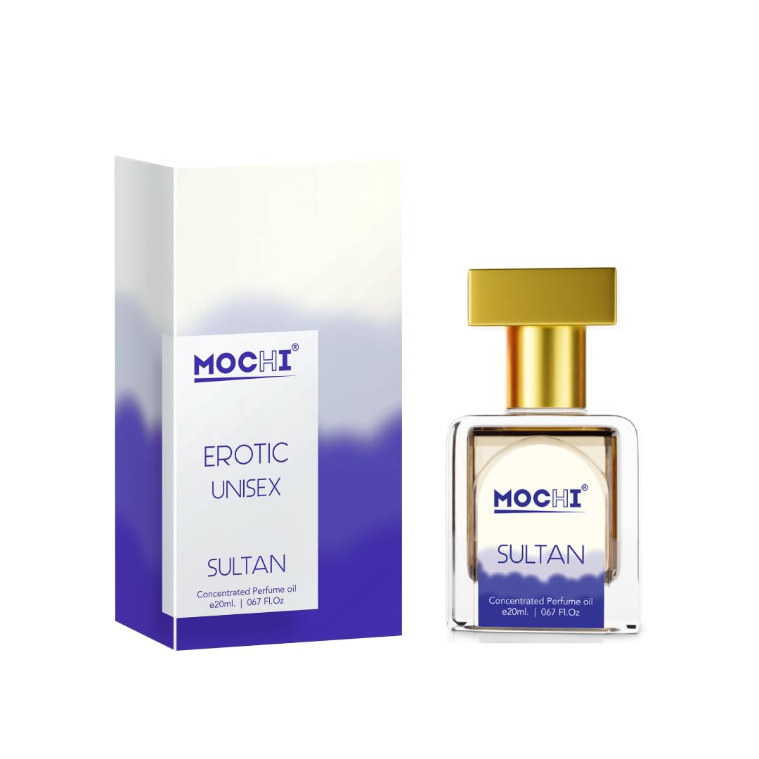 MOCHI Sultan Attar for Men & Women | Musk Arabia, Woody, Amber, Gold Musk Fragrance Notes | Long-Lasting Non-Alcoholic Roll-On Floral Attar| Ideal Gift |20 ML Pack-picture-21
