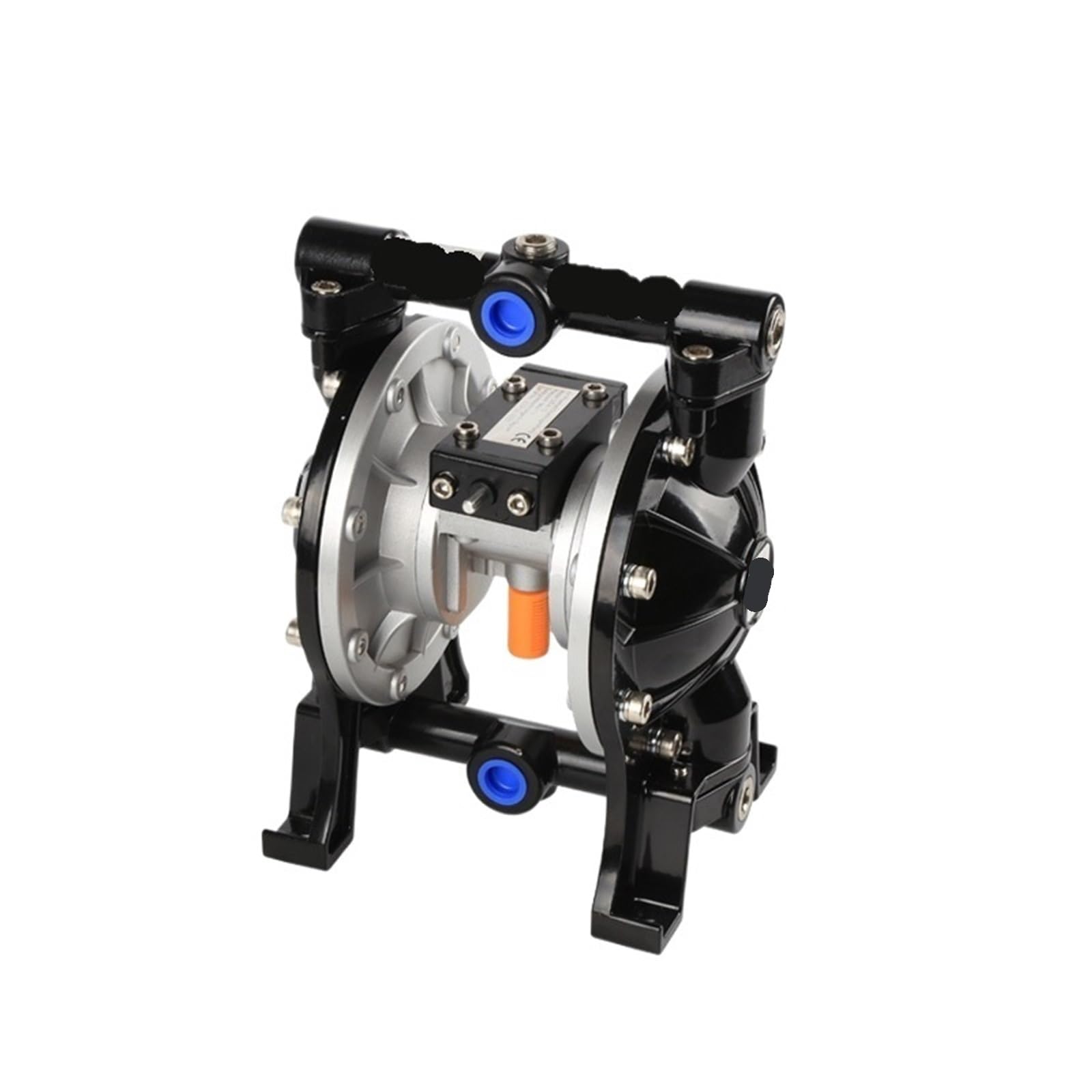 Amrttwy Black Diaphragm Pump, Diaphragm Pumps Pneumatic Pump For Paint Spraying High Flow Double Aluminum Alloy Body(Ds-A-20)