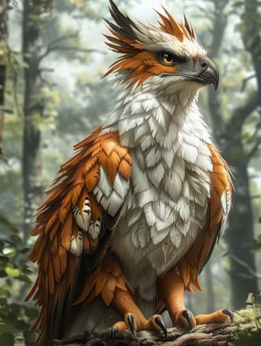 ペイントバイナンバー イーグル ナンバーペイント 動物 大人用 初心者向け 手塗り 塗り絵 ハンドメイドクラフトアート 簡単 DIY 数字油絵 セット 含む インテリア アクリル 水彩絵の具, インテリア 壁飾り ホームデコレーション ギフト 額縁付き 5